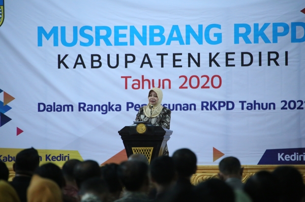 Musrembang RKPD, Bupati : Pembangunan di Kediri Menunjukkan Tren Positif