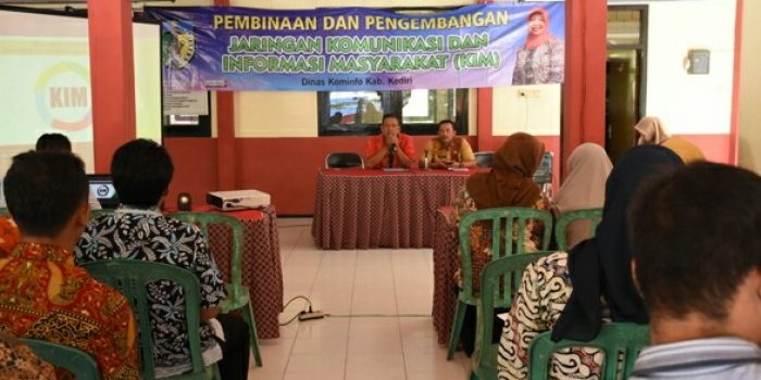 Dinas Kominfo Kab Kediri Laksanakan Kegiatan Pembinaan dan Pengembangan KIM