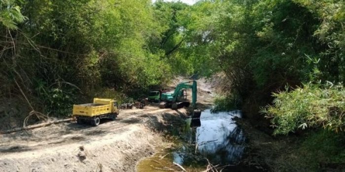 Antisipasi Banjir, Dinas PUPR Kediri Normalisasi Sumber Daya Air