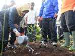 Dinas Pertanian dan Perkebunan Hijaukan  Hutan Lindung di Lereng Wilis