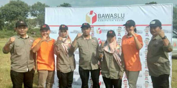 Apel Akbar Bawaslu Kab Kediri, Pemantapan Patroli dan Kesiapan Proses Menghadapi Masa Tenang Pemilu 2019