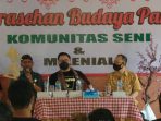 Mas Dhito, Nguri Nguri Budaya Panji dengan Sarasehan Bersama Millenial dan Komunitas Seni