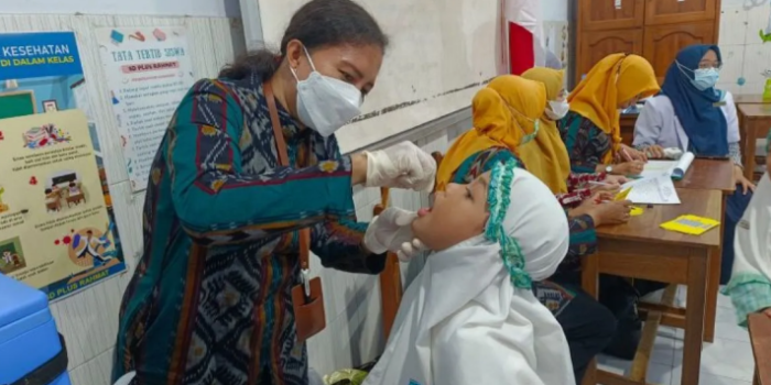 Dinas Kesehatan Kota Kediri Capai 95,50 Persen dalam Sub PIN Polio