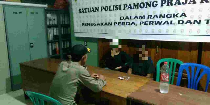 Ciptakan Suasana Kondusif Jelang Ramadhan, Satpol PP Kota Kediri Amankan Dua Anjal