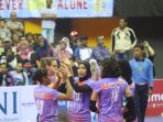 Laga Putri Bolavoli Proliga Final Four Putaran Pertama Dikediri, Popsivo Buahkan Hasil Kemenangan