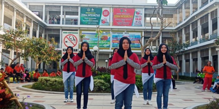 Meriahkan HUT RI Ke 74, RSUD Kertosono Gelar Lomba Senam Cuci Tangan