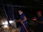 Lalai Mematikan Api Diang, Kandang Sapi Ludes Dilalap Si Jago Merah