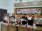 Polresta Kediri dan Jajaran Ungkap 19 Kasus dengan 28 Tersangka