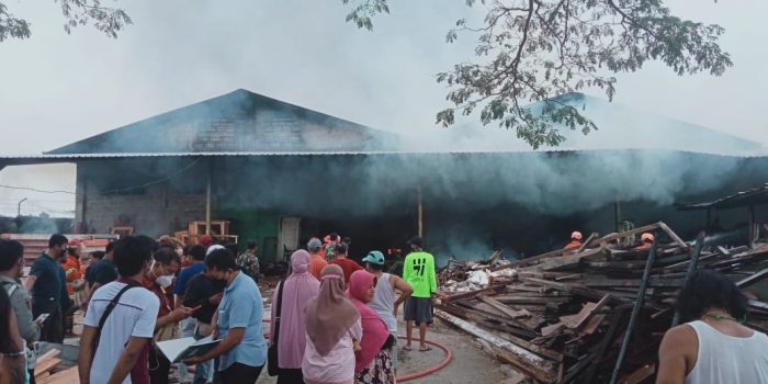 Diduga Konsleting Listrik, Gudang Mebel Ludes Dilalap Sijago Merah