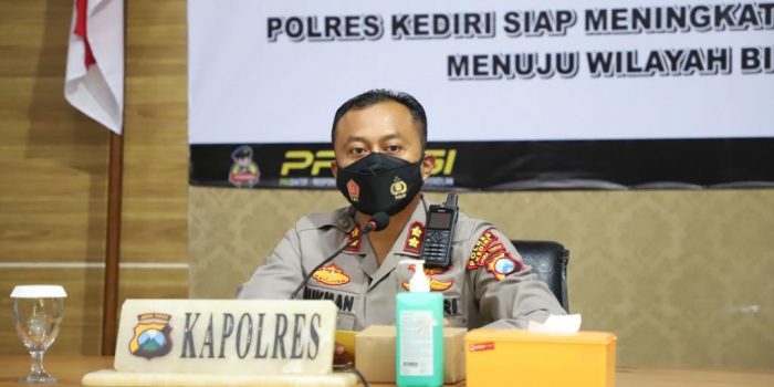 Menuju WBK & WBBM, Polres Kediri Sosialisasi External Pembangunan Zona Integritas