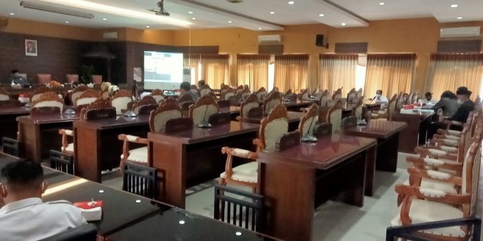 Menanggapi LKPJ Bupati Tahun Anggaran 2021, DPRD Nganjuk Gelar Rapat Pandangan Umum Fraksi