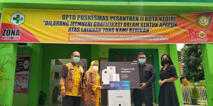 Pemberian Air Purifier Gratis Bentuk dukungan Modena Kepada Nakes