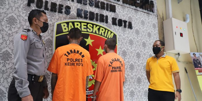 Empat Pelaku Pengroyokan Ditangkap Satreskrim Polres Kediri Kota