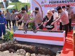 Waka Polri Komjen Pol Dr Gatot Eddy Pramono Letakan Batu Pertama Pembangunan Masjid