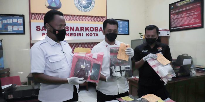 Dalam Dua Pekan, Satres Narkoba Polres Kediri Kota Amankan Belasan Pengedar