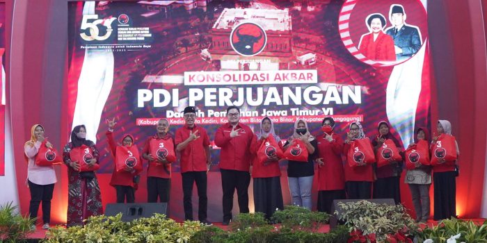 Konsolidasi Akbar PDI Perjuangan di Kediri, Satukan Komitmen untuk Kemenangan Pemilu 2024