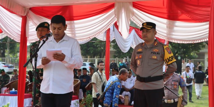 Polres Kediri Kota Gelar Apel Pasukan Ops Ketupat Semeru 2023 dan Pemusnahan Barang Bukti