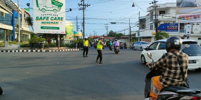 Mendekati Lebaran Mobilitas Masyarakat Meningkat, Polres Kota Kediri Maksimalkan Pelayanan Pospam