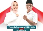 SAH!! Paslon Vinanda Prameswati – KH Qowimuddin Thoha Diusung Banteng Moncong Putih Di Pilwali Kota Kediri 2024, Dimungkinkan Gerindra Menyusul