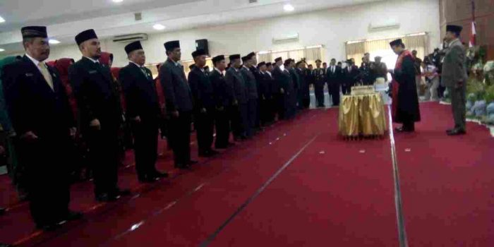 50 Anggota DPRD Kab Kediri Terpilih Pemilu 2019 Dilantik dan Diambil Sumpah