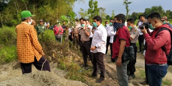 Kapolresta Kediri dan Walikota Tinjau Lokasi diduga Limbah B3