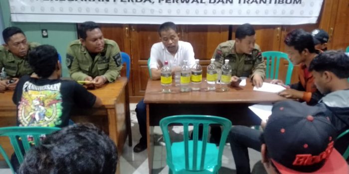 9 Pemuda Asyik Pesta Miras Digaruk Satpol PP Kota Kediri