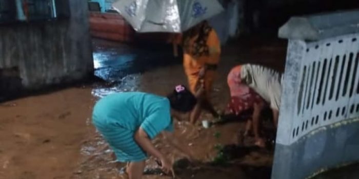 Kali Bodor Meluap, Permukiman Padat Penduduk Desa Banaran Terendam Banjir