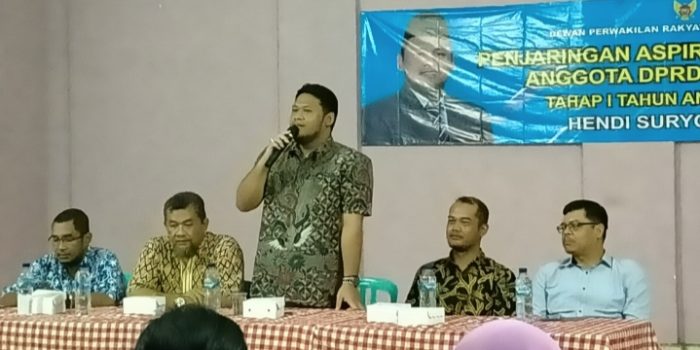 Reses Anggota DPRD Hendi Suryo Djatmiko : Poin Penting Pembahasan Dana Abadi dan Akses Jalan ditutup