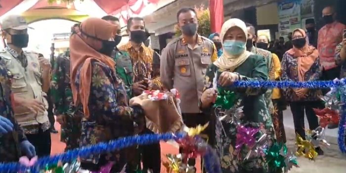 Bupati Kediri Bersama Kapolres dan Dandim 0809, Resmikan Kampung Tangguh Semeru Desa Blawe