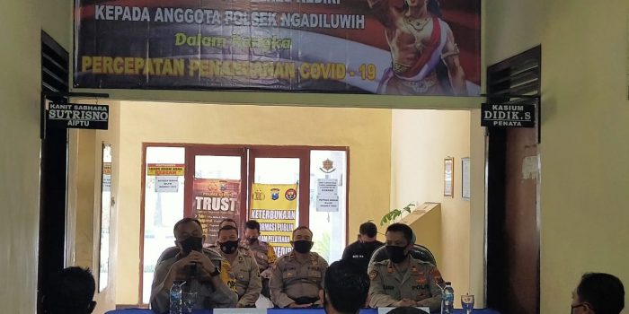 Kapolres Kediri Kunjungi Polsek Ngadiluwih, Ini Pesan yang Disampaikan