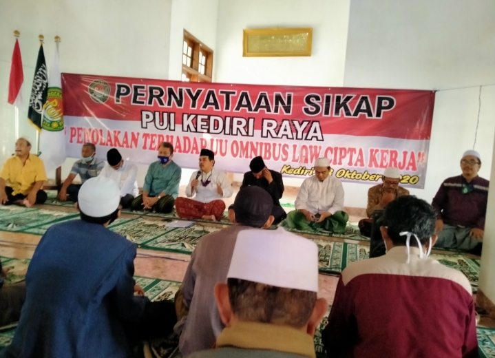 Pui Kediri Deklarasi Pernyataan Sikap Tolak Uu Ciptaker Memo Kediri