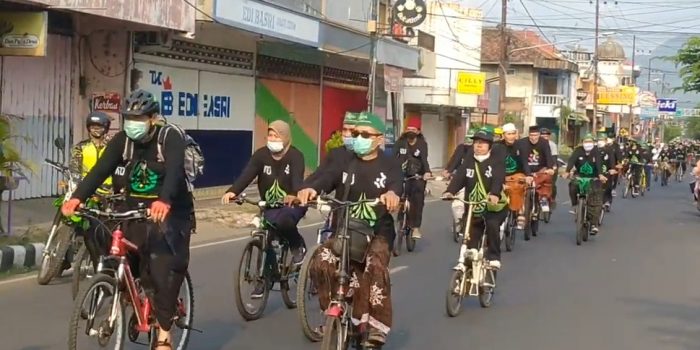 PCNU Kota Kediri Gowes Religi Jelang Hari Santri Nasional 2021