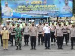 Jelang Nataru, Polres Kediri Gelar Apel Pasukan Operasi Zebra Semeru 2021