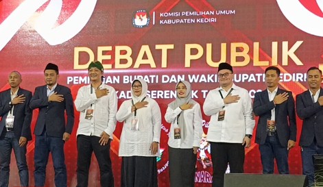 KPU Kabupaten Kediri Gelar Debat Publik Kedua Pemilihan Calon Bupati dan Wakil Bupati Kediri