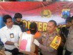 Polres Kediri Lakukan Press Release, Identitas Pembunuh Di TPU Tegowangi