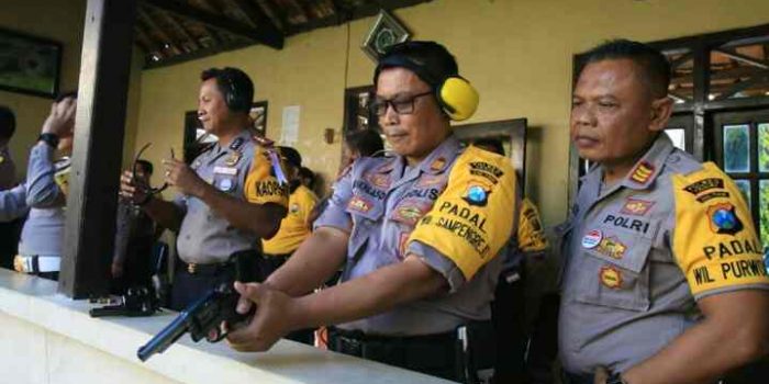 Gelar Kompetisi Menembak Polres Kediri Ingin Asah Skil Anggotanya