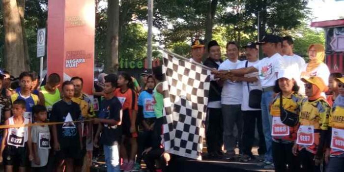 KPU Kota Kediri Gelar Pemilu Run – Pemilu Yang Sehat Jelang Pemilu Serentak Tahun 2019