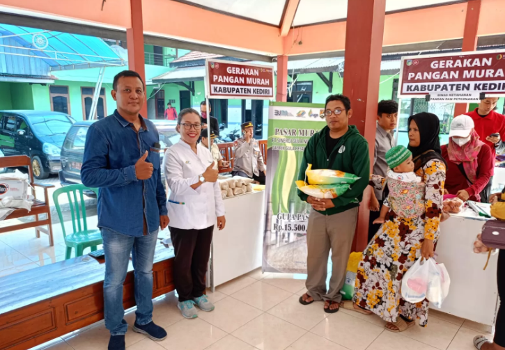 Kolaborasi PG Pesantren Baru dan DKPP Kabupaten Kediri dalam Program Pasar Murah