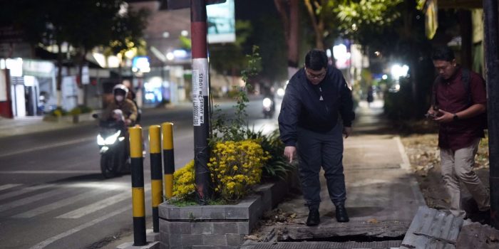 Bupati Mas Dhito Instruksikan Pengecekan Beton Penutup Gorong-Gorong