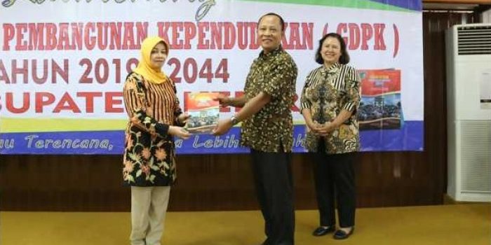 Bupati Kediri Launching Grand Design Pembangunan Kependudukan