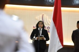 Pj Wali Kota Kediri Zanariah Lantik Anggota Paskibraka 2024