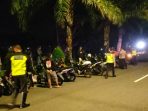 Polres Kediri Razia Balapan Liar di Simpang Lima Gumul