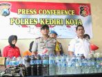 Wow!!! 803 Botol Miras Baceman Disita Polres Kediri Kota, Dari Pelaku Yang Berkedok Jualan Jamu