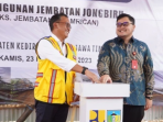 Kebijakan Strategis Bupati Kediri; Proyek Jembatan Jongbiru Rampung  2024