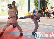 Ratusan Peserta Berlaga di Kejuaraan Karate Inkanas Kabupaten Kediri