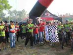 Ribuan Bikers Gowes Bareng Di Fun Bike HUT Bhayangkara Ke 73 Polres Kediri