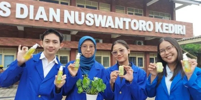 Sabun Mandi Organik dari tanaman Pegagan Karya Mahasiswa Kediri