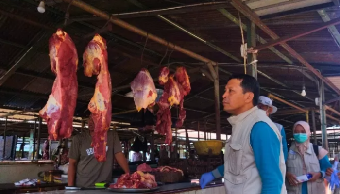 Skandal di Pasar Setonobetek! Daging Tidak Layak Konsumsi Ditemukan?