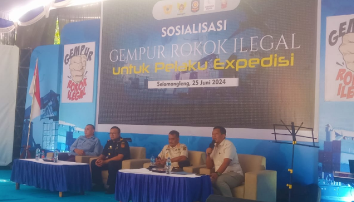 Pantau Peredaran Rokok Illegal , Satpol PP Kota Kediri  Sosialisasikan ke Pelaku Usaha Ekspedisi, Jastip dan Ojol