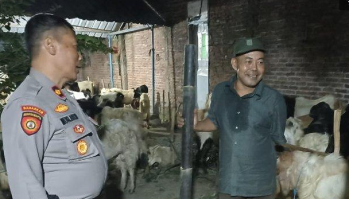 Upaya Polisi Kediri Mencegah Pencurian Hewan Kurban di Dekat Idul Adha